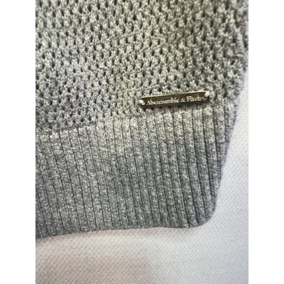 Abercrombie & Fitch Womens Tunic Open-Front Cardigan Sweater S Gray - Picture 5 of 11